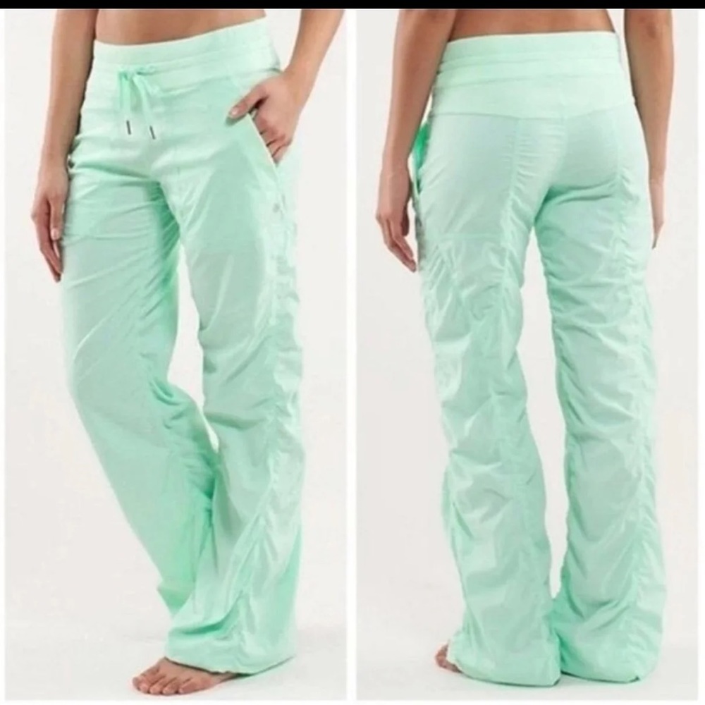 Mint Green Lululemon Studio Dance Pants Unlined